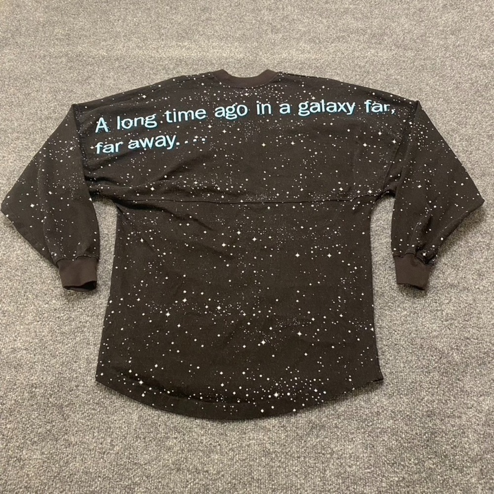 Disney Star Wars x Spirit Jersey Shirt Mens XS Long Time Ago Galaxy Far Away